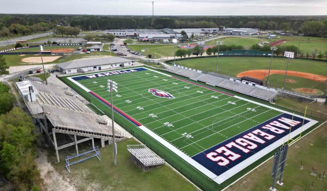 Wakulla High School field in Crawfordville, FL